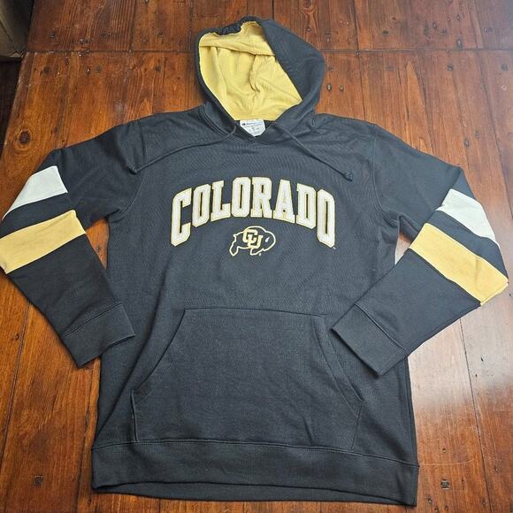 CHAMPION COLORADO BUFFALOS HOODED SWEATSHIRT MEN'S Medium - Picture 1 of 6